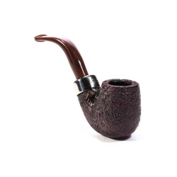 Pipe Peterson Kapries Sandblasted Bent Billiard (X220)