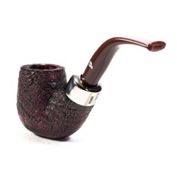 Pipe Peterson Kapries Sandblasted Bent Billiard (X220)