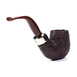 Pipe Peterson Kapries Sandblasted Bent Billiard (X220)