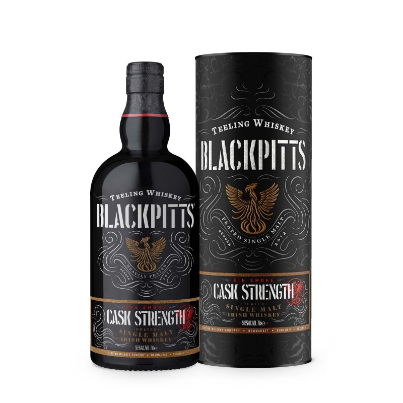 Teeling Blackpitts
Peated Single Malt
Cask Strength Teeling Blackpitts
Peated Single Malt
Cask Strength