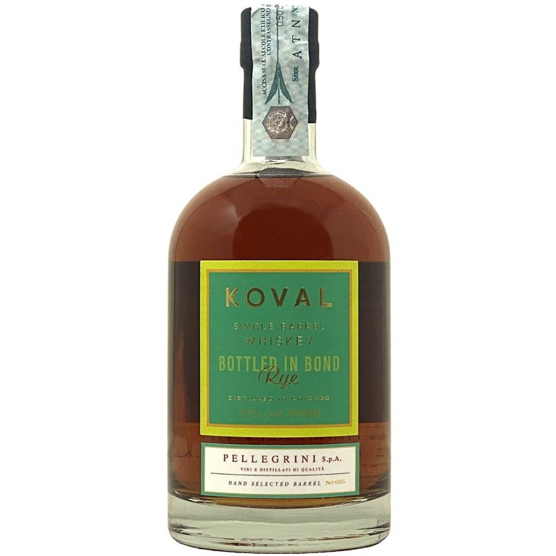 Koval Rye Whisky BOTTLED in BOND "hand selected barrel"