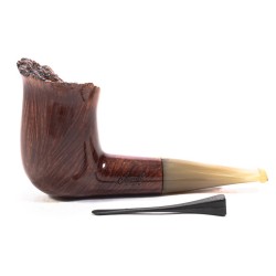 Pipa in Radica Amorelli Tre Stelle Billiard
