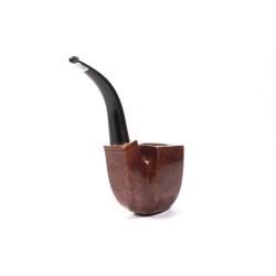 Pipa in Radica Amorelli Tre Stelle Bent Billiard