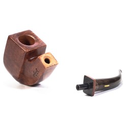 Briar Pipe Amorelli Tre Stelle Bent Billiard