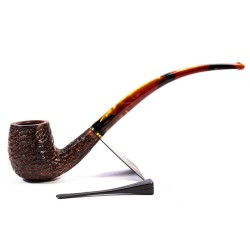 Pipe Savinelli Clark's Favorite Rust. Bent Billiard