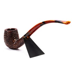 Pipe Savinelli Clark's Favorite Rust. Bent Billiard