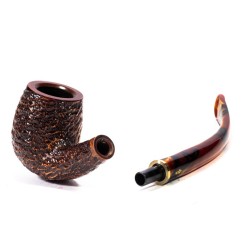 Pipe Savinelli Clark's Favorite Rust. Bent Billiard