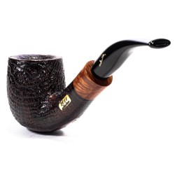 Pipa Savinelli Collection 2011 Sandblasted Bent Billiard
