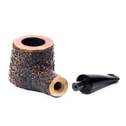 Pipa in Radica Radice Rind Rusticata Pot