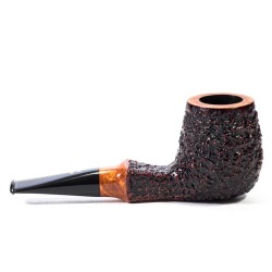Briar Pipe Radice Rind Rusticated Billiard