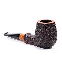 Briar Pipe Radice Rind Rusticated Billiard