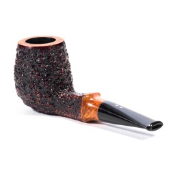 Briar Pipe Radice Rind Rusticated Billiard