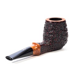 Briar Pipe Radice Rind Rusticated Billiard