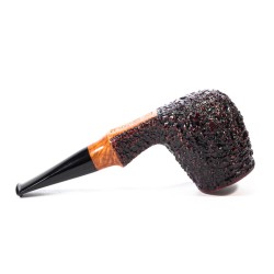 Briar Pipe Radice Rind Rusticated Billiard