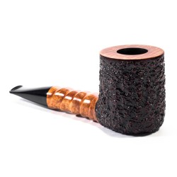 Briar Pipe Radice Rind GG Rusticated Billiard