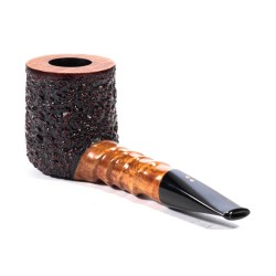 Briar Pipe Radice Rind GG Rusticated Billiard