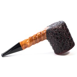 Briar Pipe Radice Rind GG Rusticated Billiard
