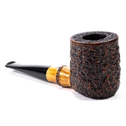 Briar Pipe Radice Rind GG Rusticated Billiard