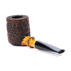 Briar Pipe Radice Rind GG Rusticated Billiard