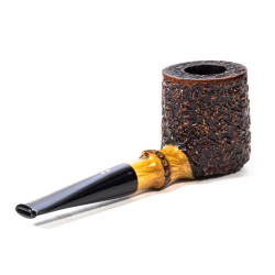 Briar Pipe Radice Rind GG Rusticated Billiard