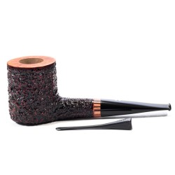 Briar Pipe Radice Rind GG Rusticated Billiard