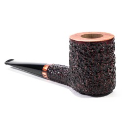 Briar Pipe Radice Rind GG Rusticated Billiard