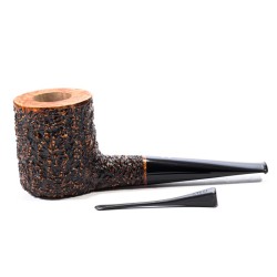 Briar Pipe Radice Rind GG Rusticated Billiard
