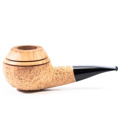 Pipa in Radica Radice Silk Cut 'Pure' Sabbiata Rhodesian