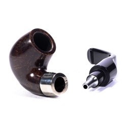 Pipa Peterson Deluxe Liscia Bent Billiard (12.5)