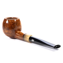 Pipa Chacom Olive Horn Liscia Modello 337 Apple