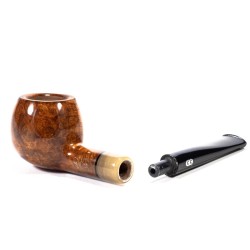 Pipa Chacom Olive Horn Liscia Modello 337 Apple