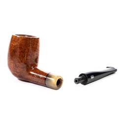 Pipa Chacom Olive Horn Liscia Modello 186 Billiard