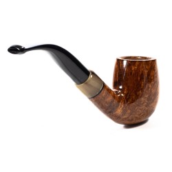 Pipe Chacom Olive Horn Smooth Mod. 42 Bent Billiard