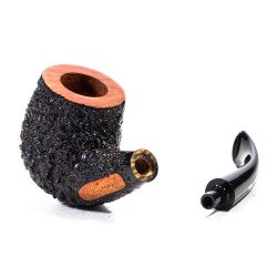 Pipe Castello Sea Rock Briar KKKK Bent Apple
