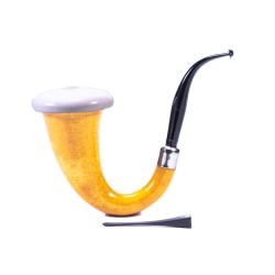 Pipe CPW Calabash Smooth Meerschaum Cap