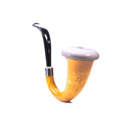 Pipe CPW Calabash Smooth Meerschaum Cap