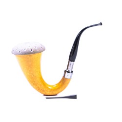 Pipe CPW Calabash Smooth Meerschaum Cap