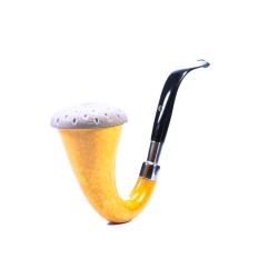 Pipe CPW Calabash Smooth Meerschaum Cap