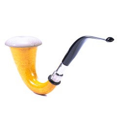Pipe CPW Calabash Smooth Meerschaum Cap