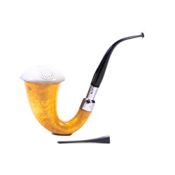 Pipe CPW Calabash Smooth Meerschaum Cap