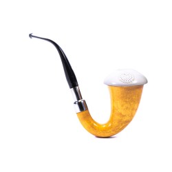 Pipe CPW Calabash Smooth Meerschaum Cap