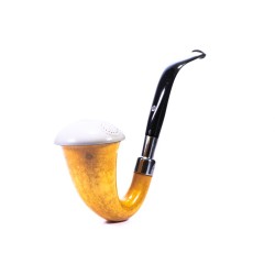 Pipe CPW Calabash Smooth Meerschaum Cap