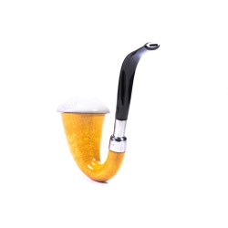 Pipe CPW Calabash Smooth Meerschaum Cap