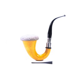 Pipe CPW Calabash Smooth Meerschaum Cap