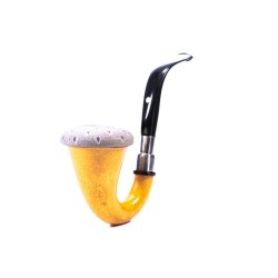 Pipe CPW Calabash Smooth Meerschaum Cap
