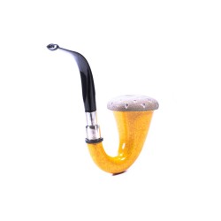 Pipe CPW Calabash Smooth Meerschaum Cap