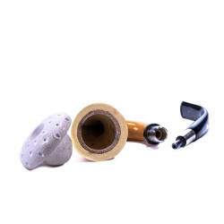 Pipe CPW Calabash Smooth Meerschaum Cap