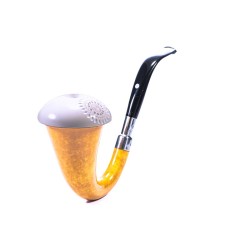 Pipe CPW Calabash Smooth Meerschaum Cap
