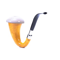Pipe CPW Calabash Smooth Meerschaum Cap