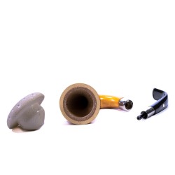 Pipe CPW Calabash Smooth Meerschaum Cap